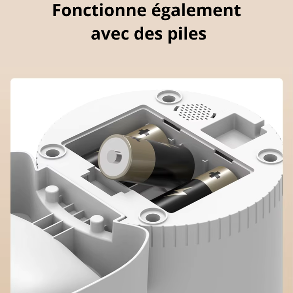 Distributeur automatique de croquettes connecté avec camera et micro pour chat