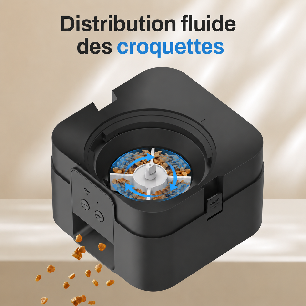 Distributeur de croquettes intelligent