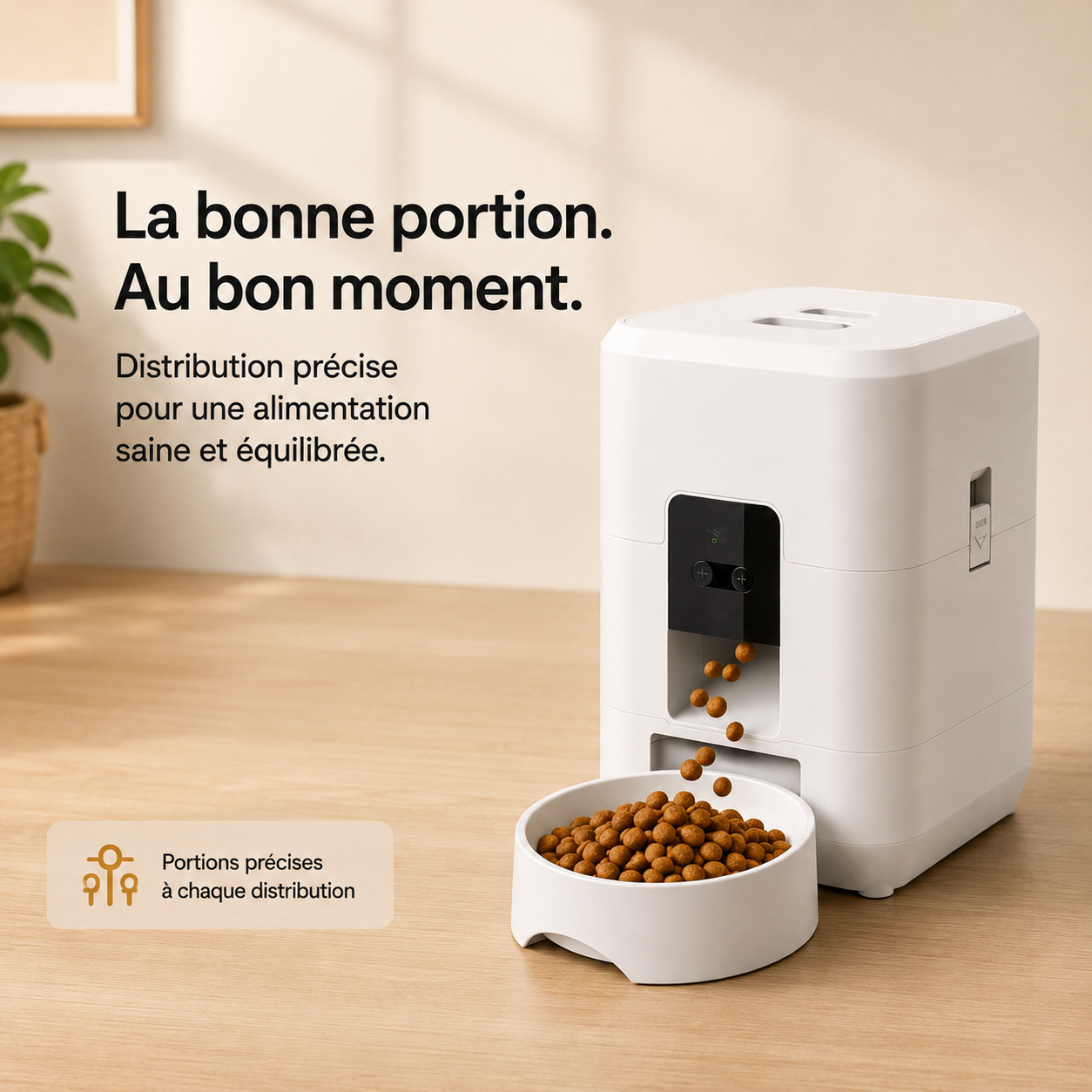 distributeur de croquettes automatique 