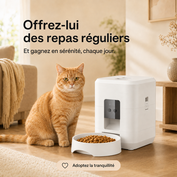 distributeur de croquettes automatique 