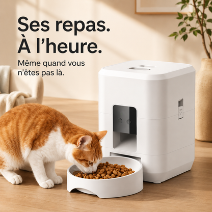 distributeur de croquettes automatique 