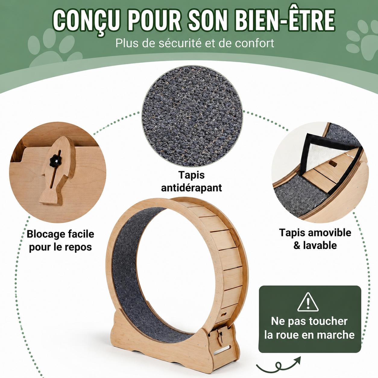 roue pour chat