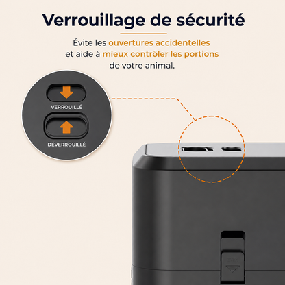 distributeur de croquettes automatique