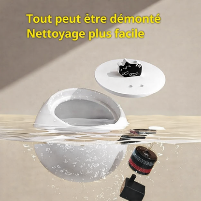 Fontaine à eau pour chat en  céramique