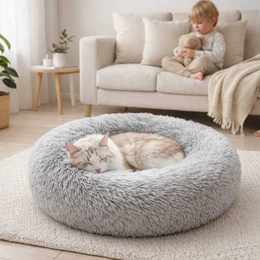 Panier pour chat douillet