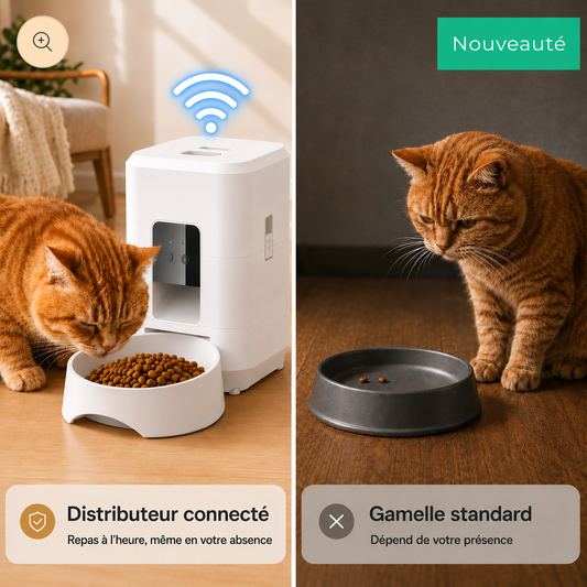 Distributeur de croquettes intelligent