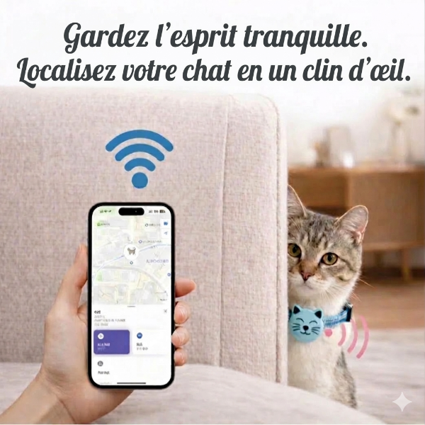 Collier pour chat AirTag