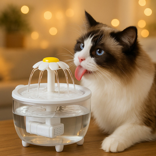 Fontaine à eau automatique pour chat
