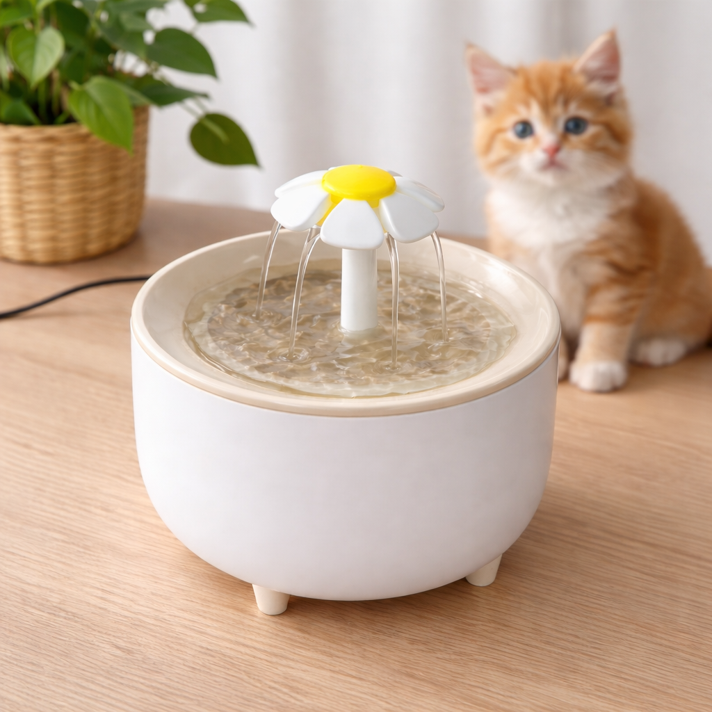 Fontaine à eau automatique pour chat