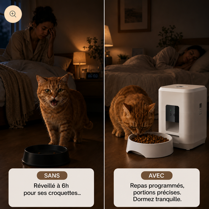 Distributeur de croquettes intelligent