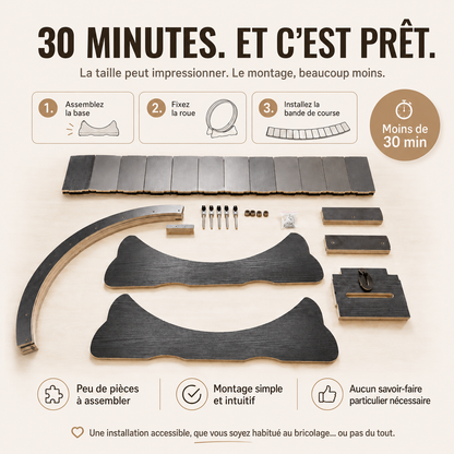 roue pour chat en bois