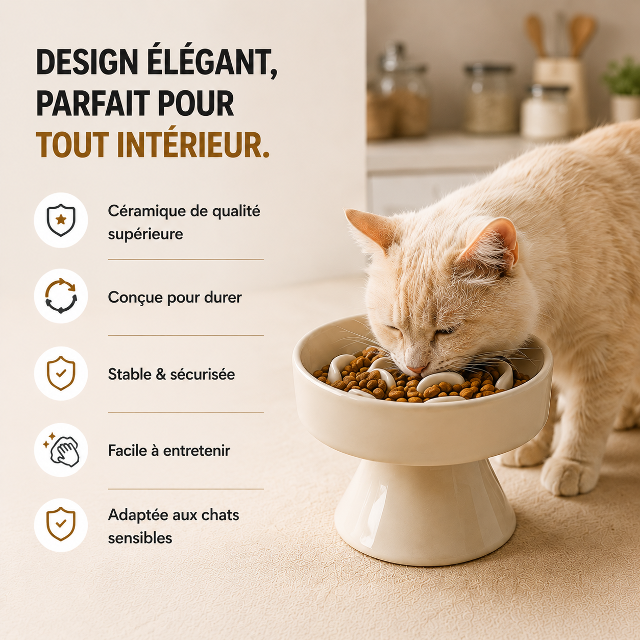 gamelle anti glouton pour chat