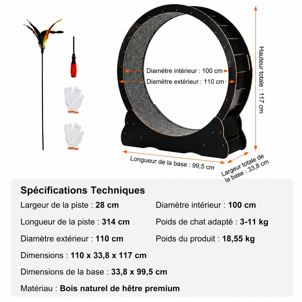 roue pour chat