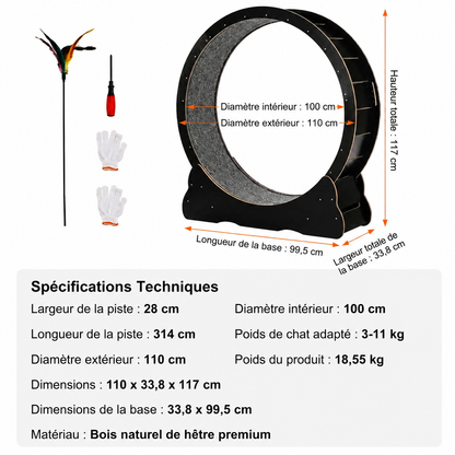 roue pour chat