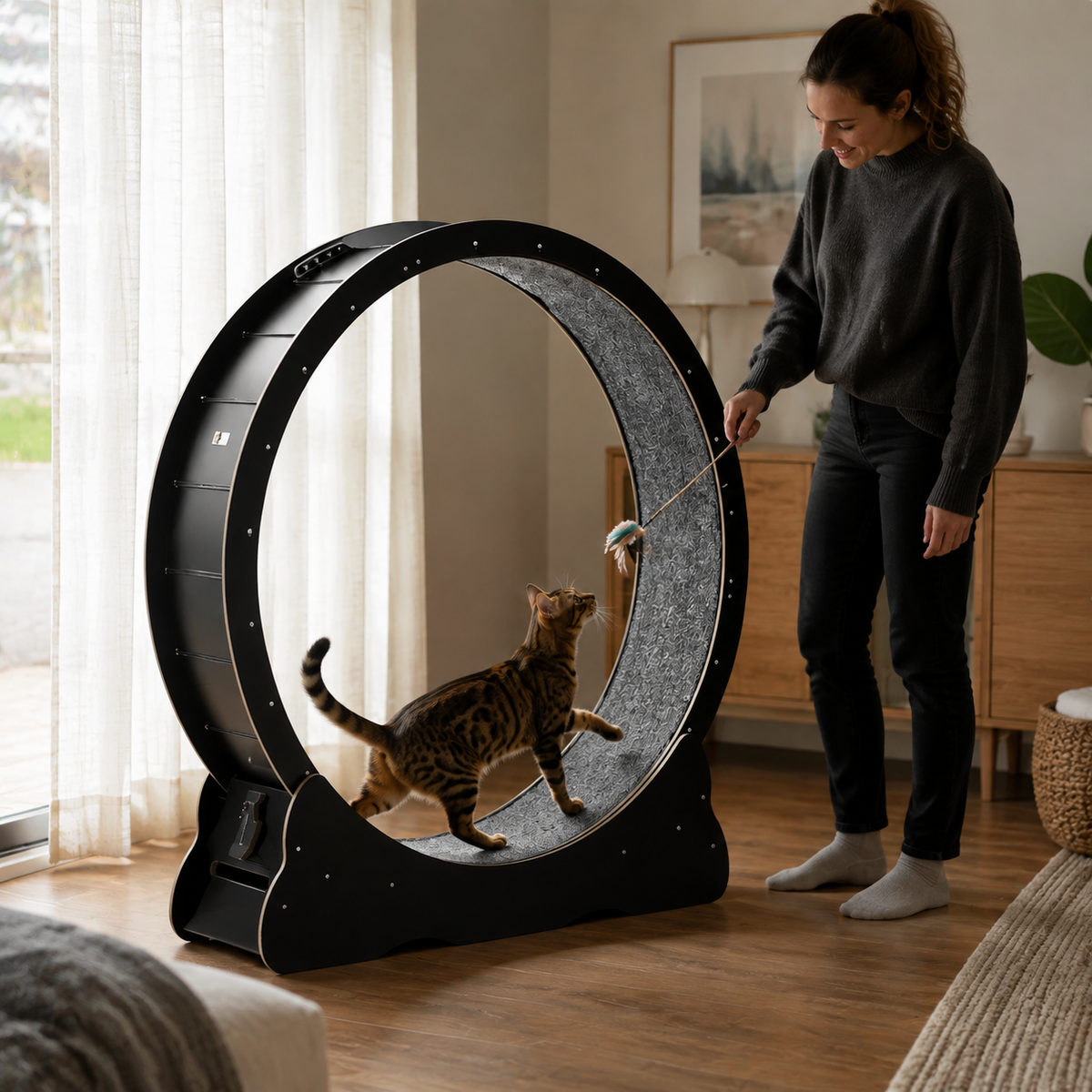 roue pour chat