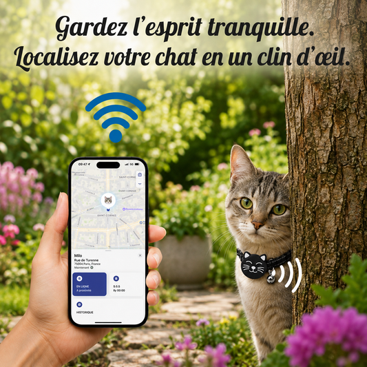 collier GPS pour chat