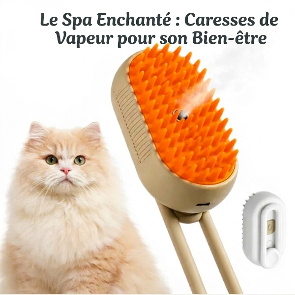 brosse de toilette  pour chat