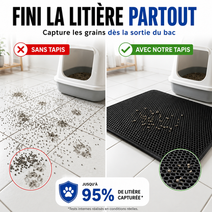 tapis de litière pour chat