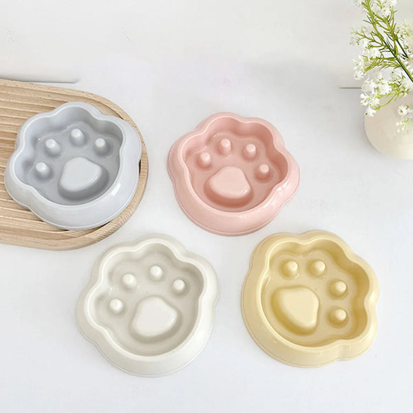 Gamelle anti glouton pattes de chat