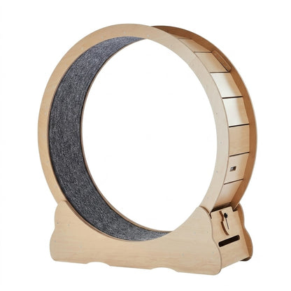 roue pour chat en bois