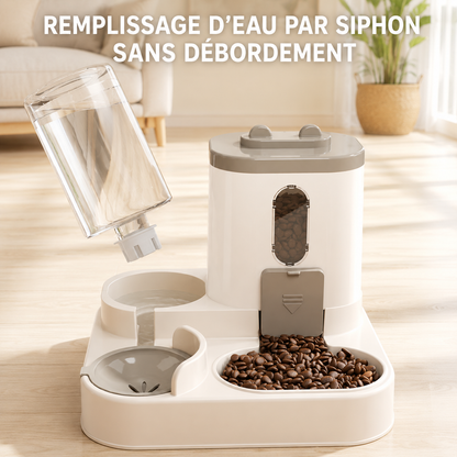distributeur de croquettes pour chat