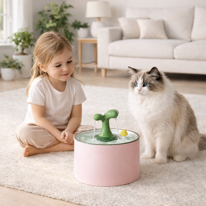Fontaine à eau céramique pour chat Oasis