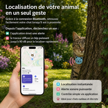 Collier pour chat AirTag