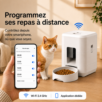 Distributeur de croquettes intelligent