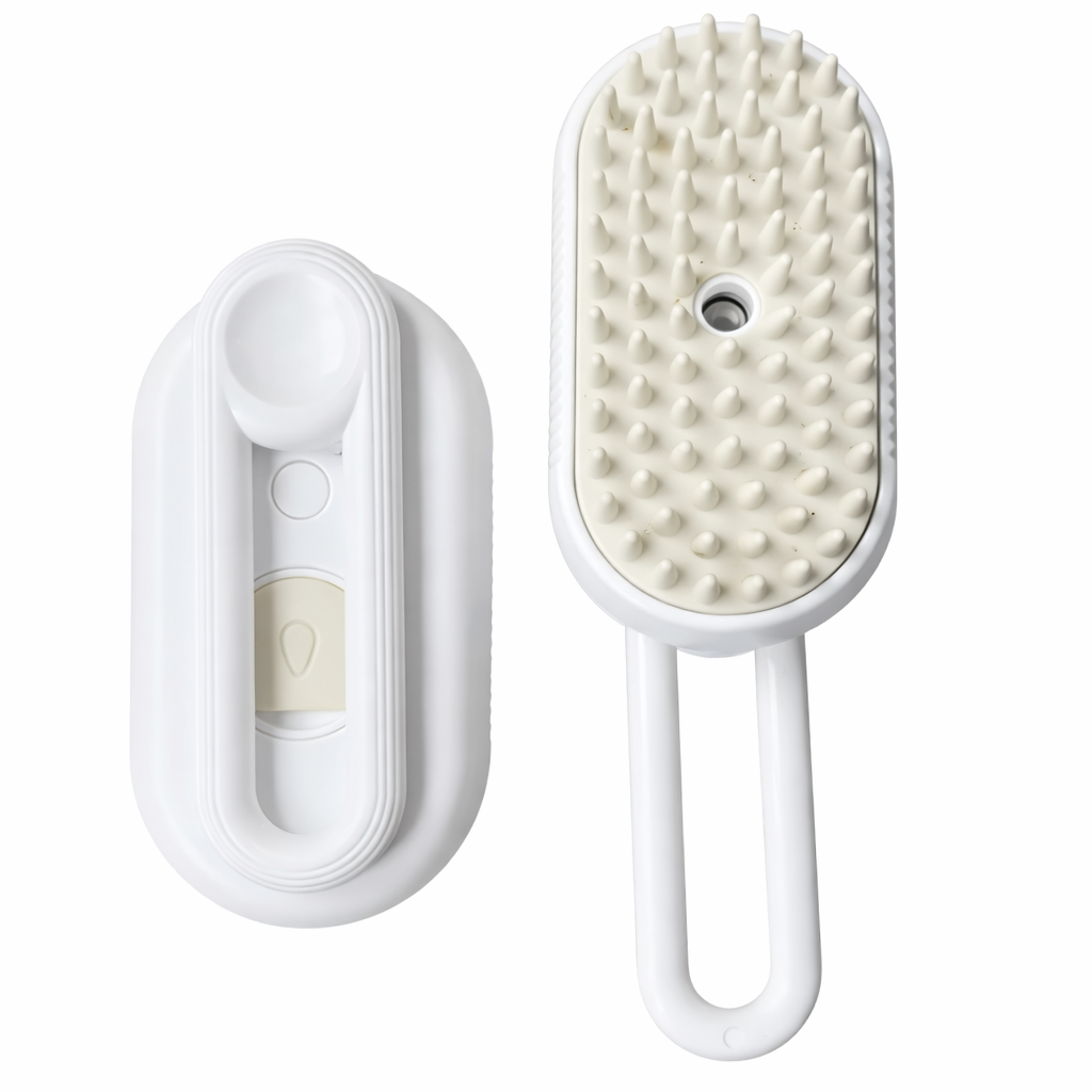 Brosse de toilettage à  vapeur pour chat