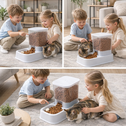 Distributeur de croquettes - 2 coloris