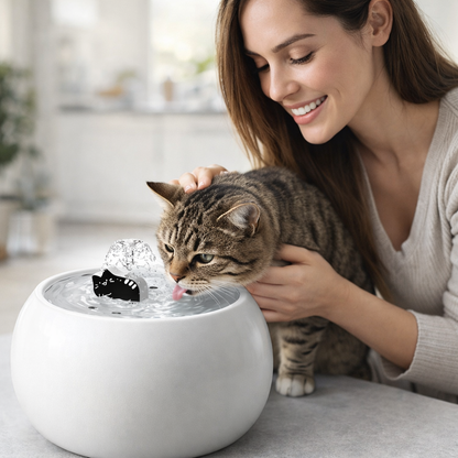 fontaine à eau pour chat 