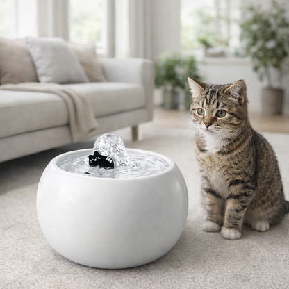 fontaine à eau pour chat 
