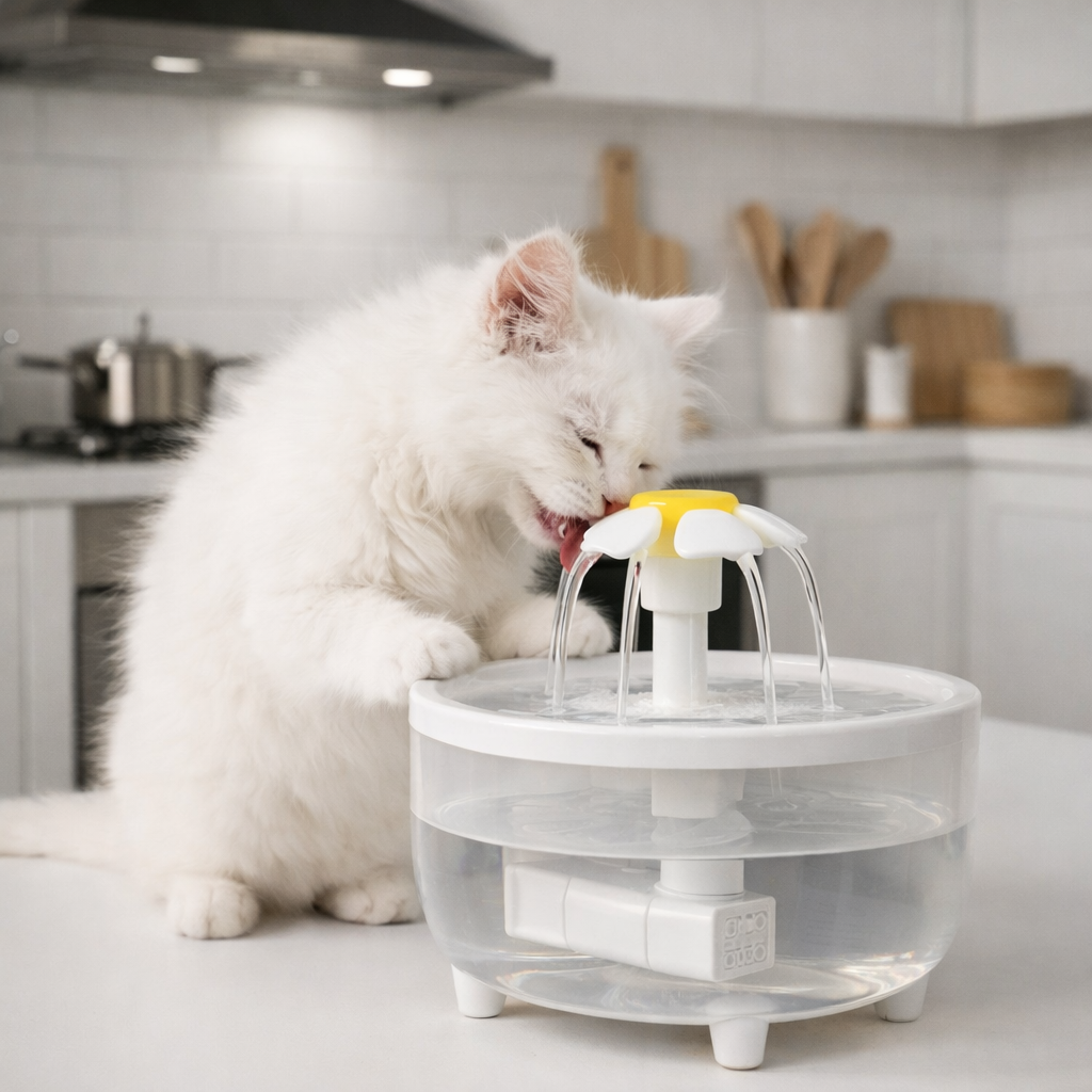Fontaine à eau automatique pour chat