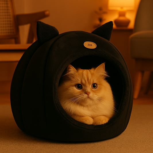 Niche pour Chat Réversible en Panier