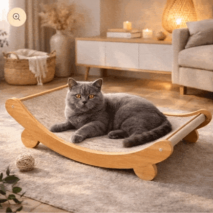 Griffoir-Panier 2-en-1 pour chat