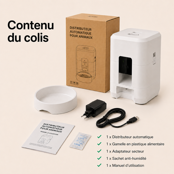 distributeur de croquettes automatique 