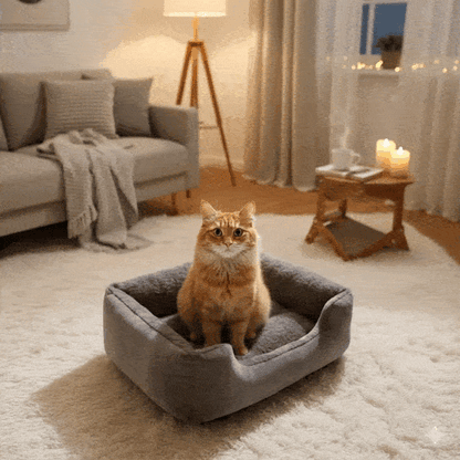 Panier pour chat-lit moelleux