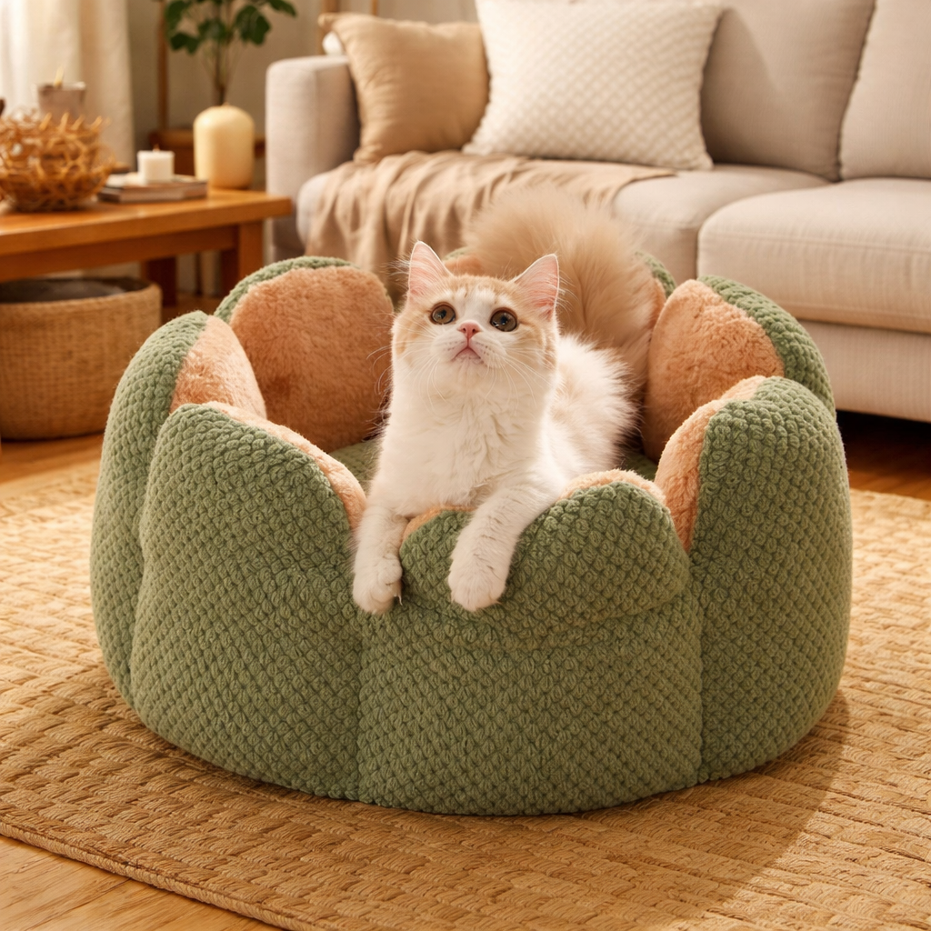Panier pour chat Pétal'Cactus